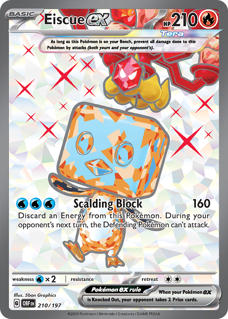 210/197 [SV3] Eiscue ex - Ultra Rare