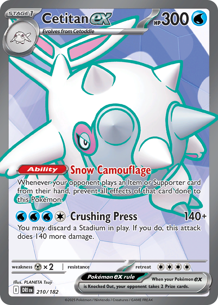 210/182 [DRI] Cetitan ex - Ultra Rare