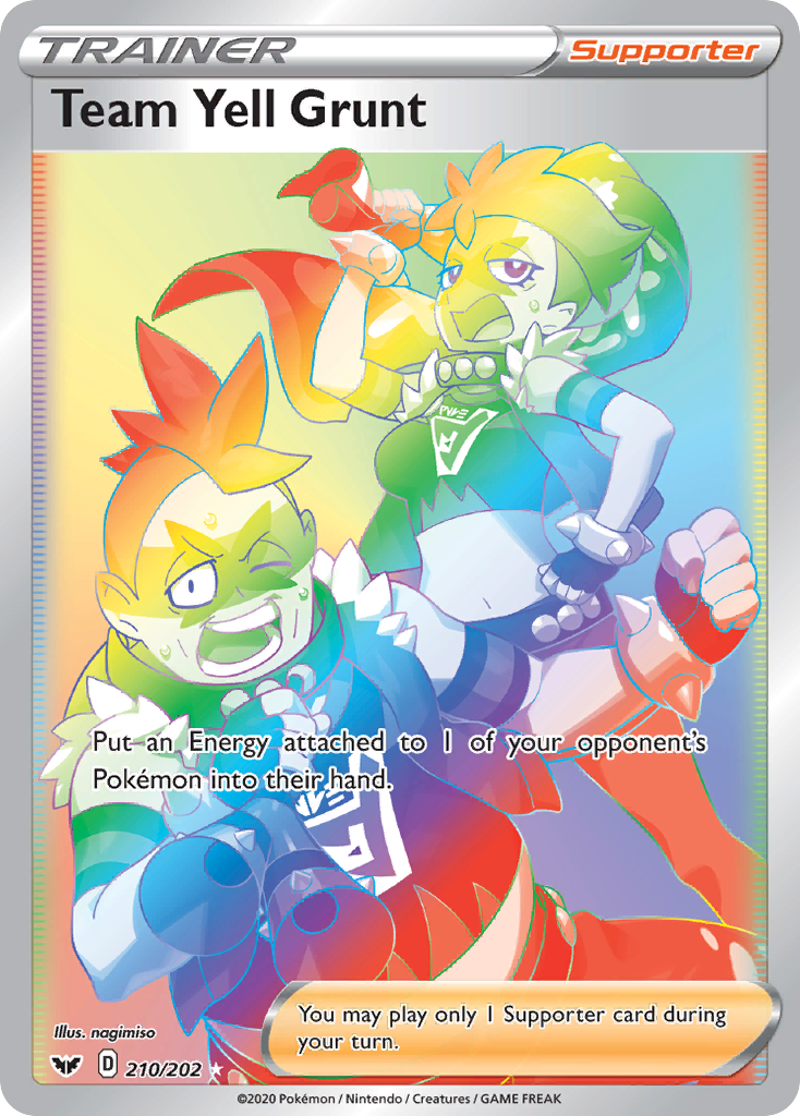 210/202 [SSH] Team Yell Grunt - Rare Rainbow