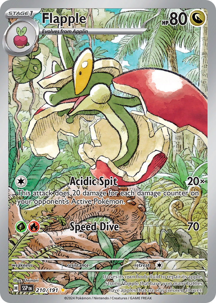 210/191 [SSP] Flapple - Illustration Rare