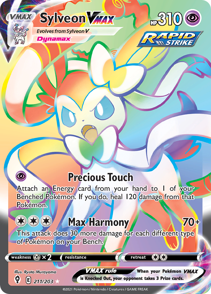 211/203 [EVS] Sylveon VMAX - Rare Rainbow