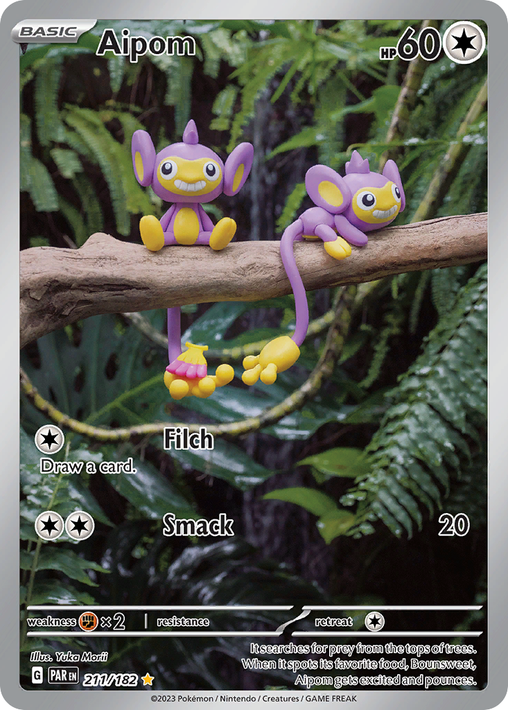 211/182 [SV4] Aipom - Illustration Rare