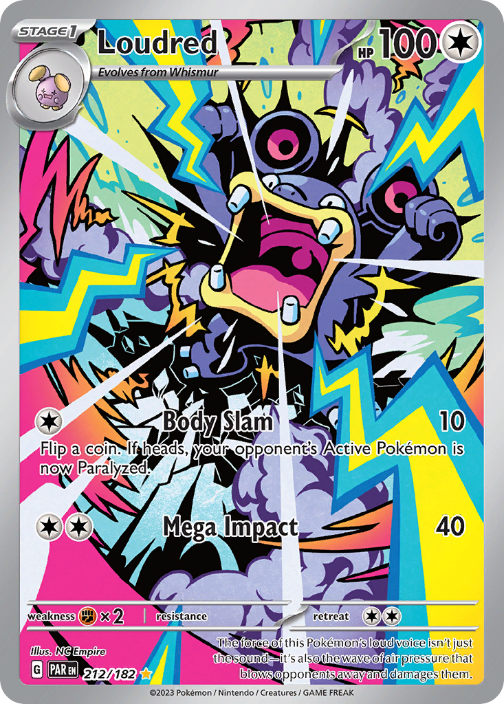 212/182 [SV4] Loudred - Illustration Rare