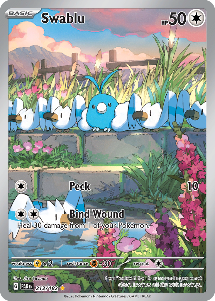 213/182 [SV4] Swablu - Illustration Rare