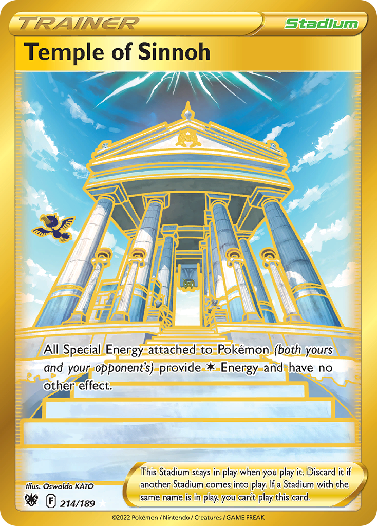 214/189 [ASR] Temple of Sinnoh - Rare Secret
