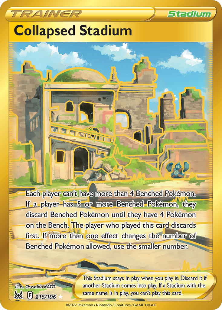 215/196 [LOR] Collapsed Stadium - Rare Secret