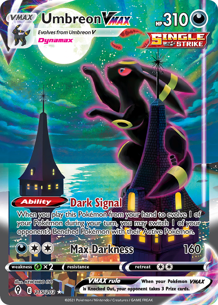215/203 [EVS] Umbreon VMAX - Rare Rainbow