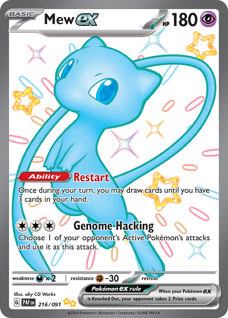 216/91 [SV4PT5] Mew ex - Shiny Ultra Rare