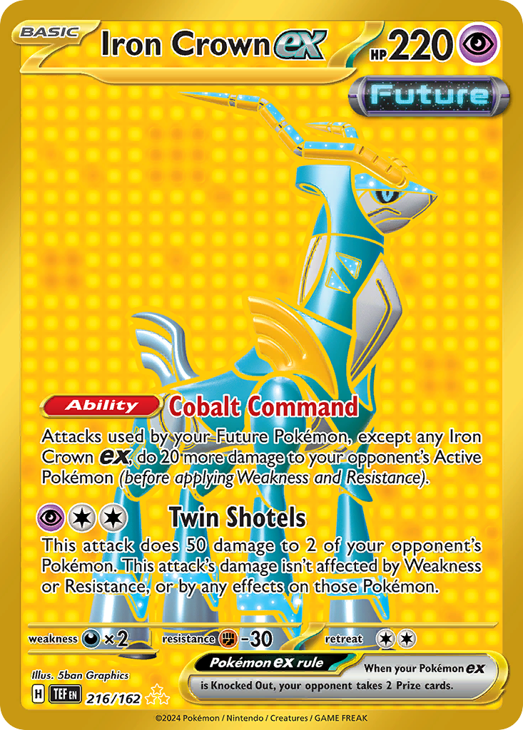 216/162 [TEF] Iron Crown ex - Hyper Rare