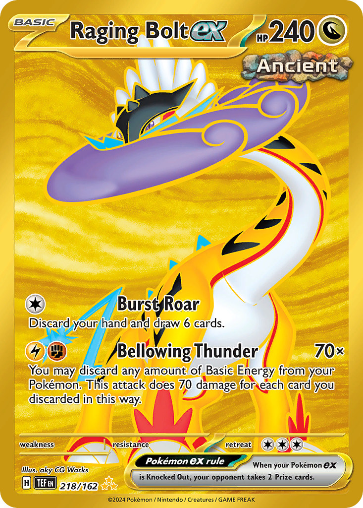 218/162 [TEF] Raging Bolt ex - Hyper Rare