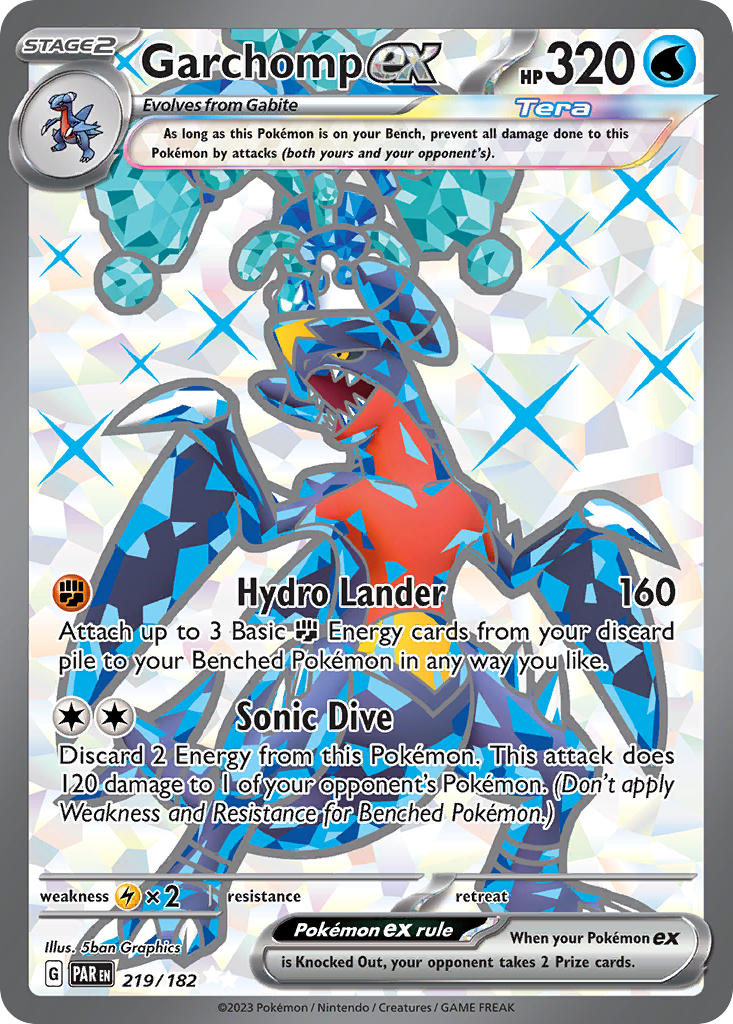 219/182 [SV4] Garchomp ex - Ultra Rare