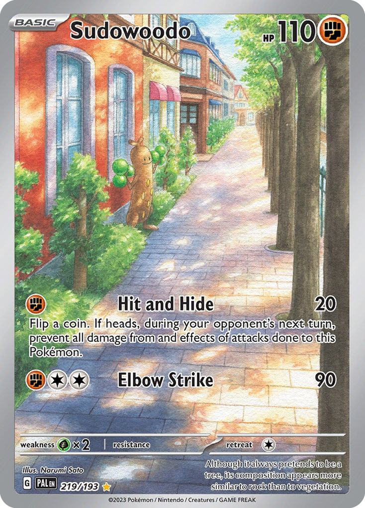 219/193 [SV2] Sudowoodo - Illustration Rare