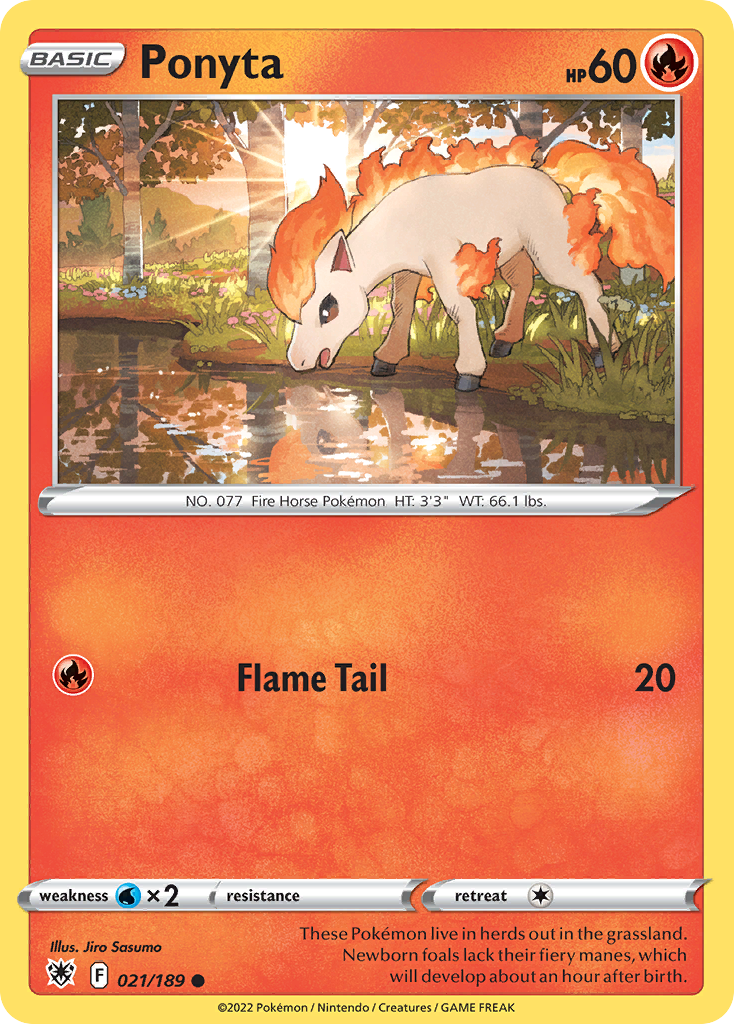 21/189 [ASR] Ponyta - Common