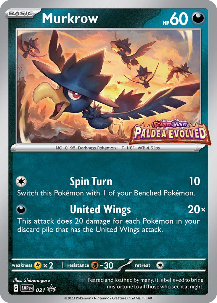 21/215 [PR-SV] Murkrow - Promo