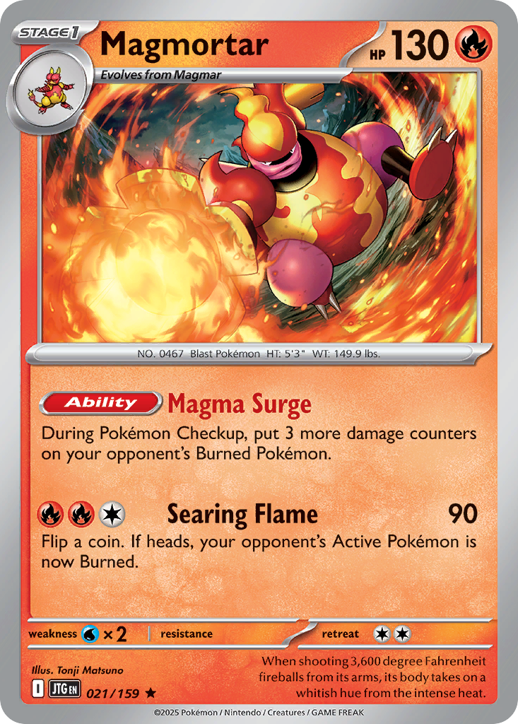 21/159 [JTG] Magmortar - Rare