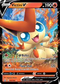 21/163 [BST] Victini V - Rare Holo V