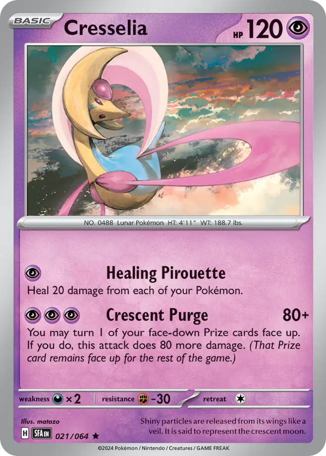 21/64 [SFA] Cresselia - Rare