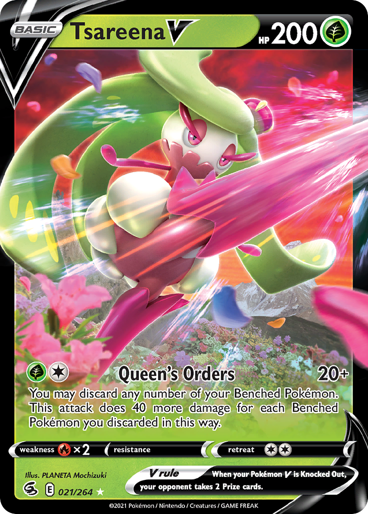 21/264 [FST] Tsareena V - Rare Holo V
