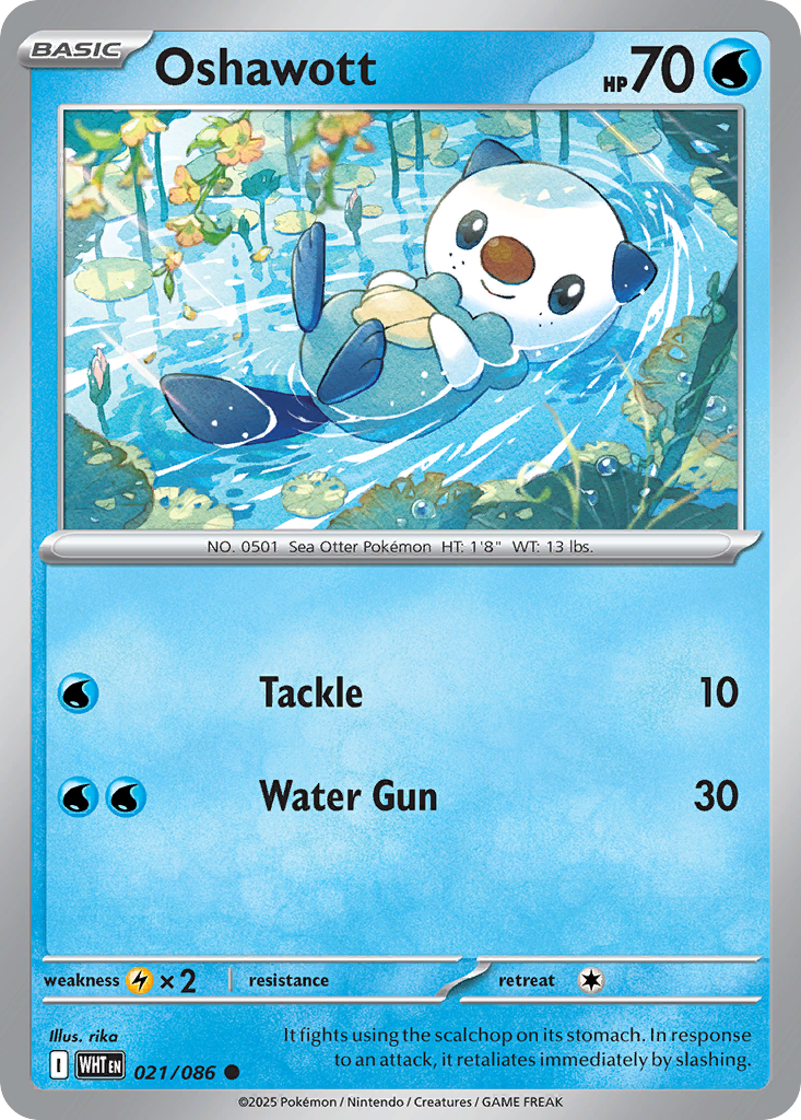 21/86 [WHT] Oshawott - Common