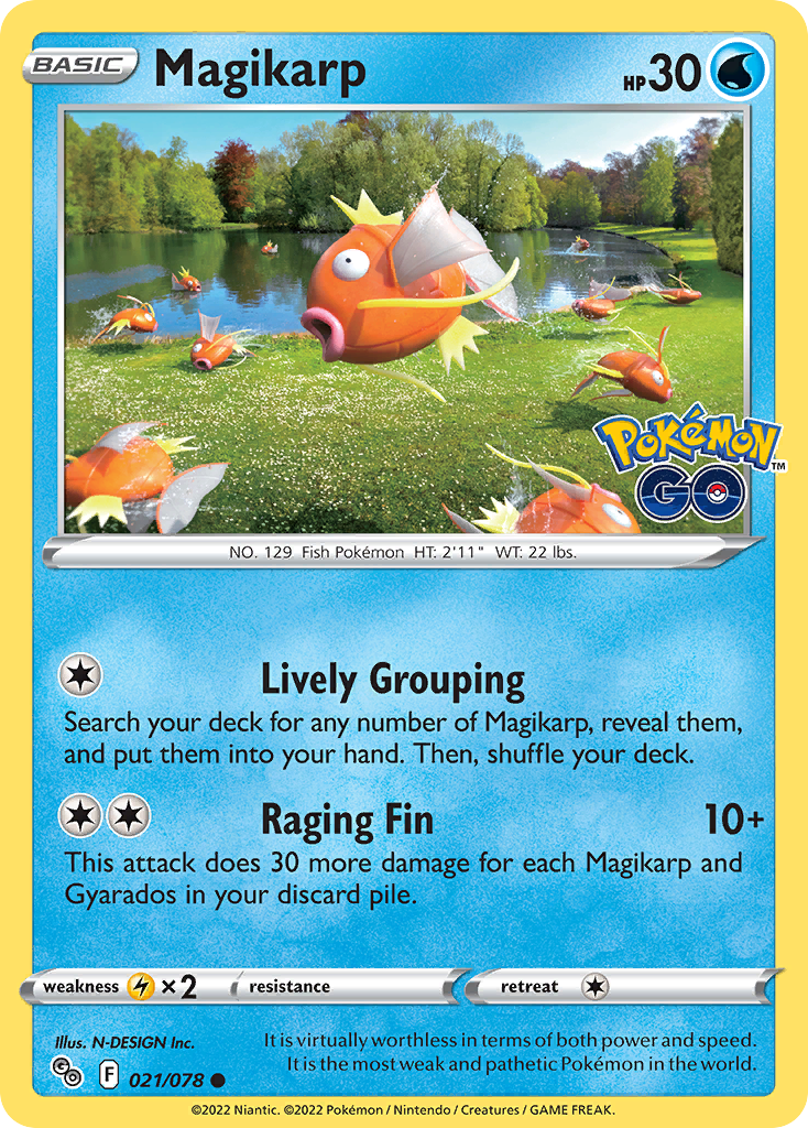 21/78 [PGO] Magikarp - Common