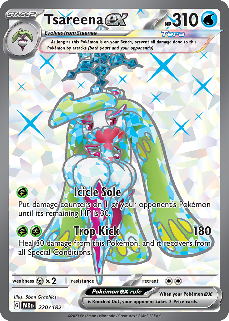 220/182 [SV4] Tsareena ex - Ultra Rare