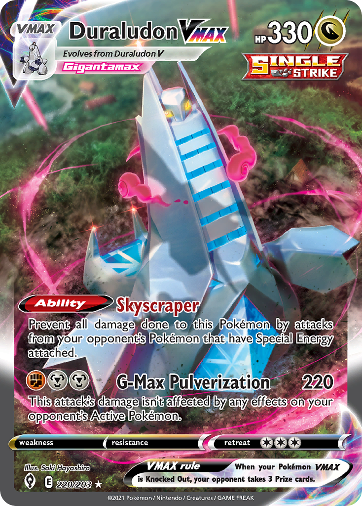 220/203 [EVS] Duraludon VMAX - Rare Rainbow