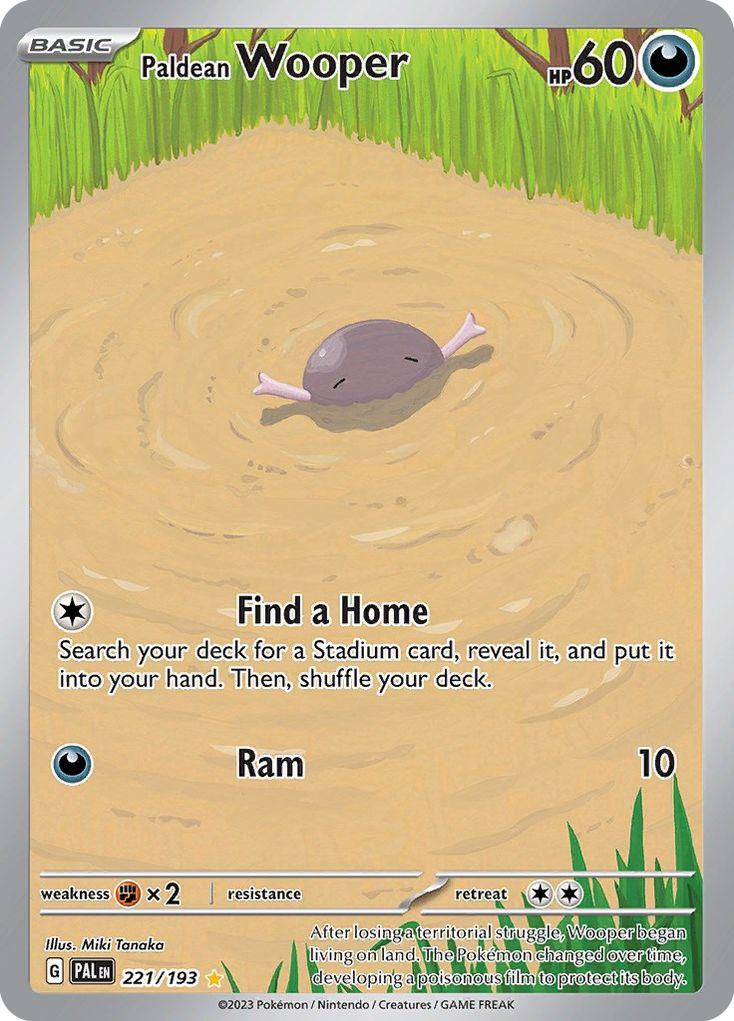221/193 [SV2] Paldean Wooper - Illustration Rare