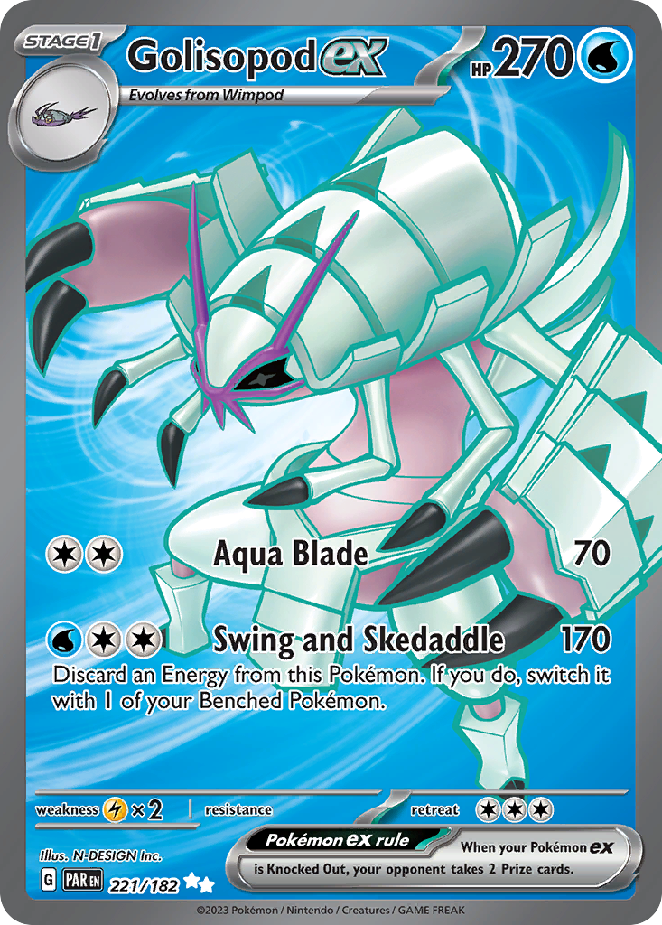 221/182 [SV4] Golisopod ex - Ultra Rare