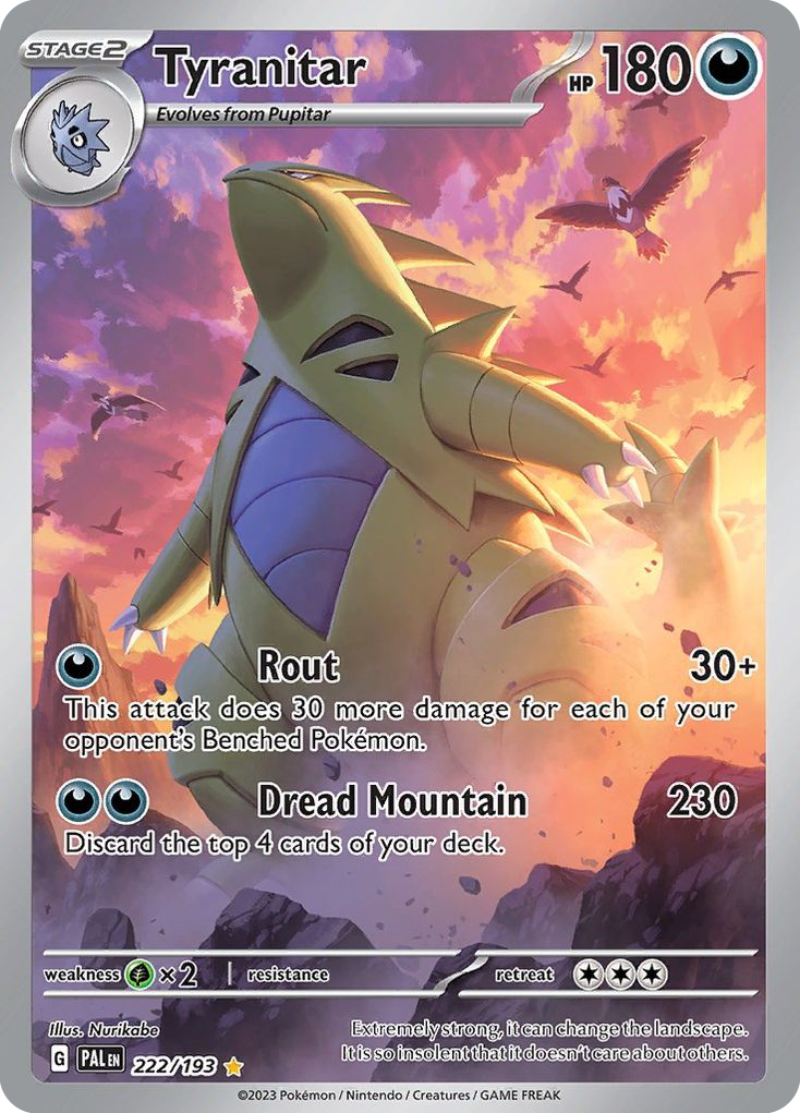 222/193 [SV2] Tyranitar - Illustration Rare