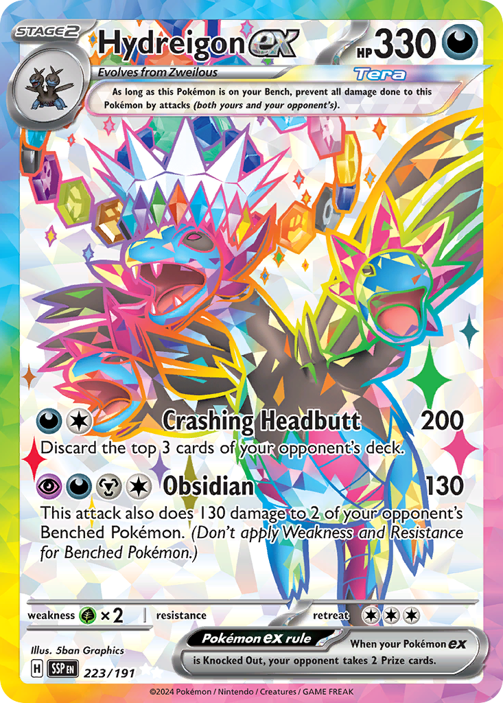 223/191 [SSP] Hydreigon ex - Ultra Rare