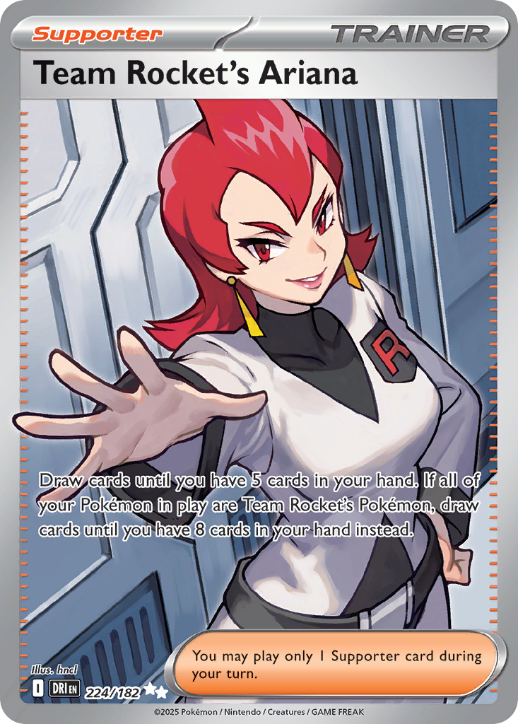 224/182 [DRI] Team Rocket's Ariana - Ultra Rare