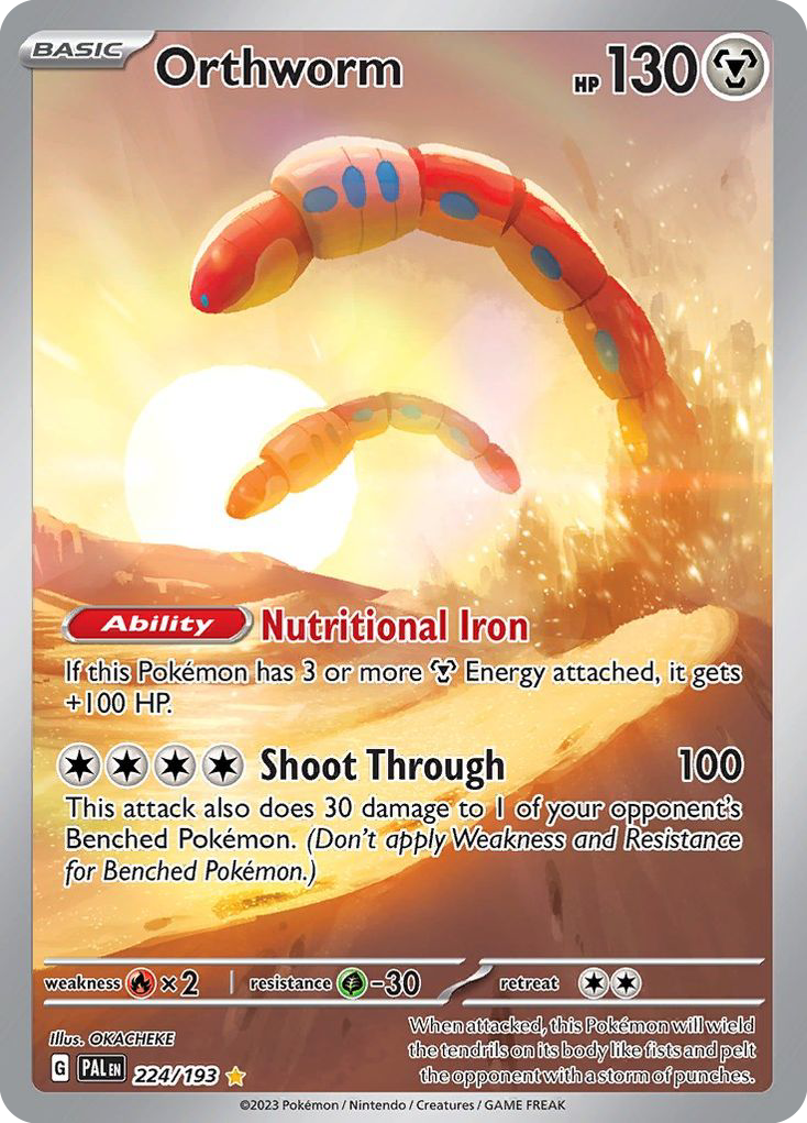224/193 [SV2] Orthworm - Illustration Rare