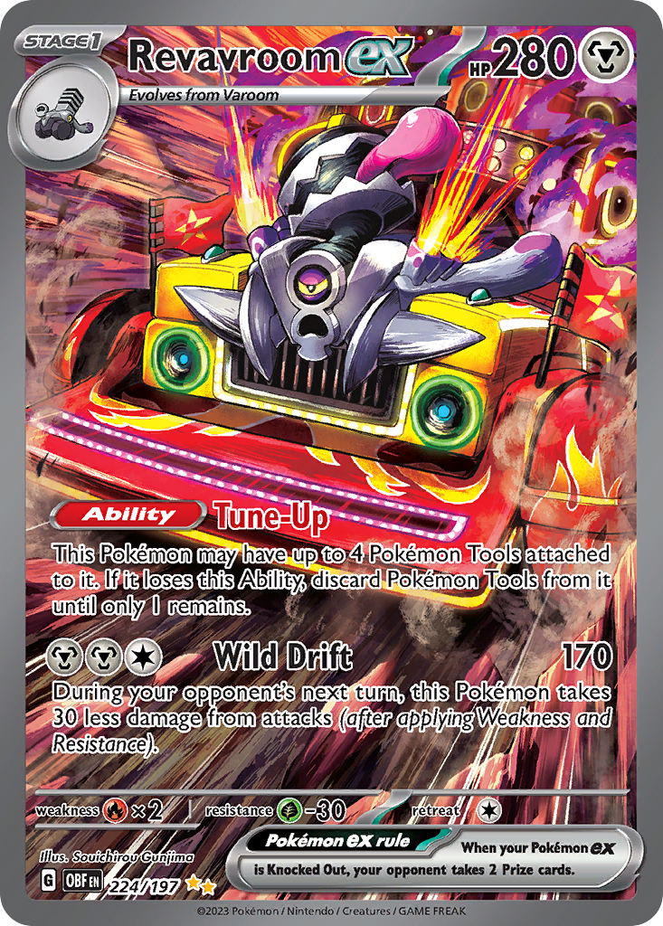 224/197 [SV3] Revavroom ex - Special Illustration Rare