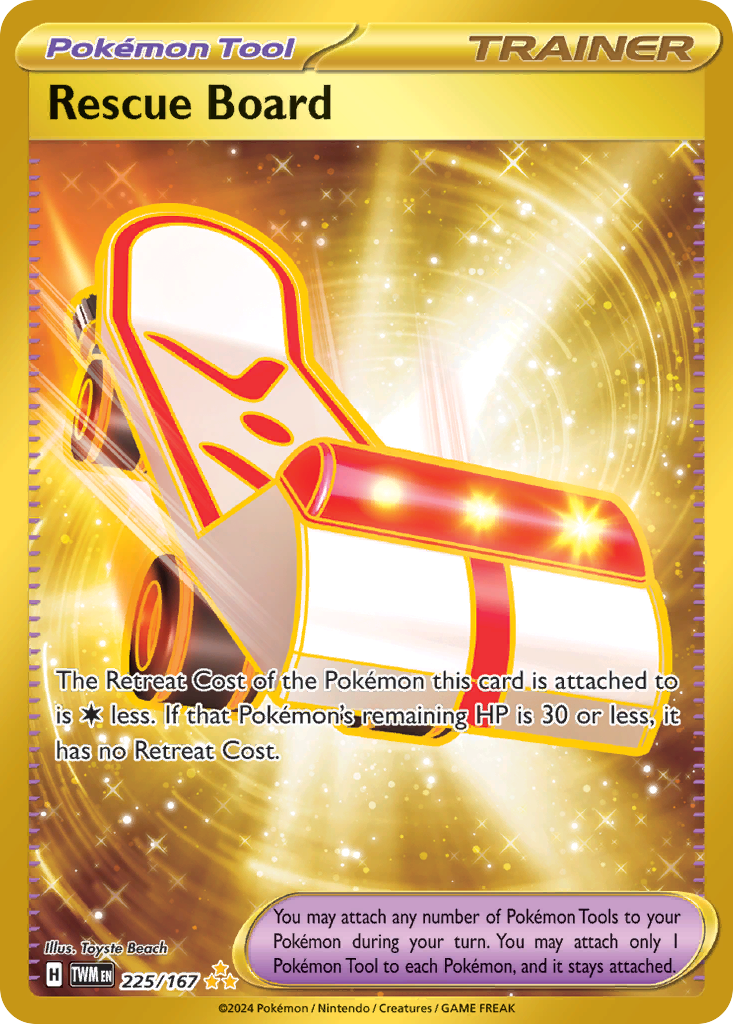 225/167 [TWM] Rescue Board - Hyper Rare
