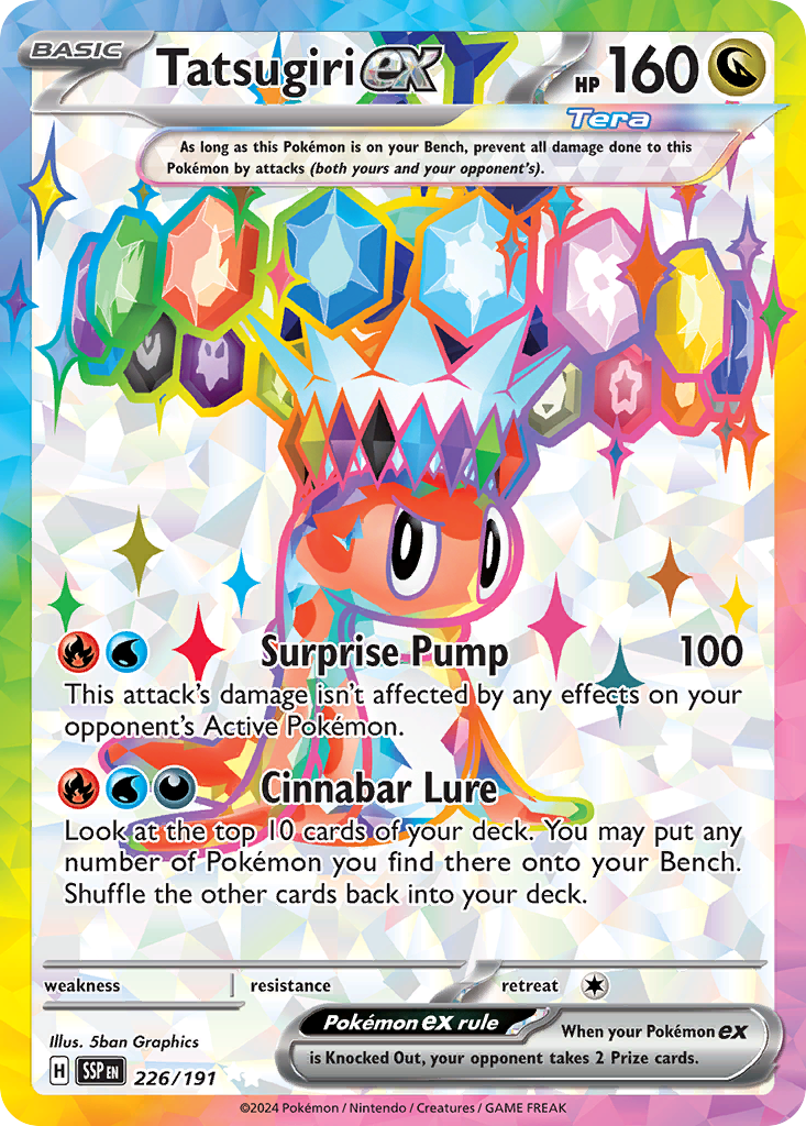 226/191 [SSP] Tatsugiri ex - Ultra Rare