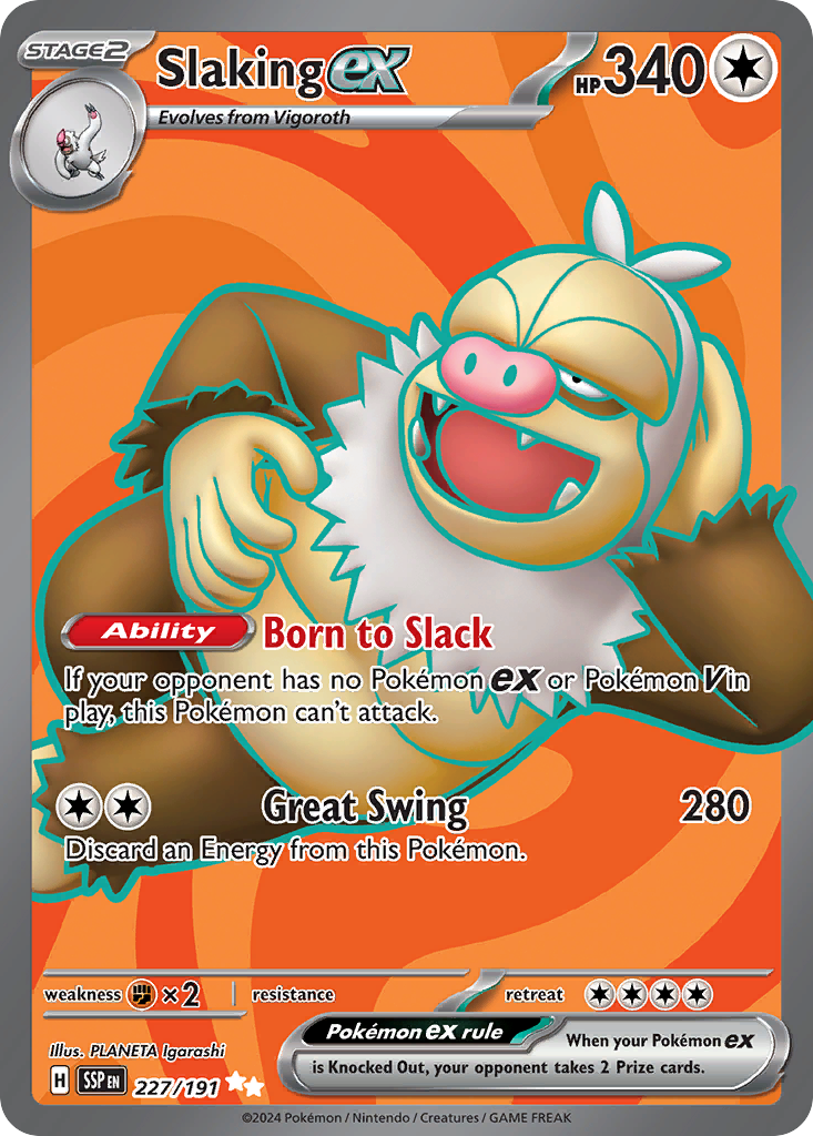 227/191 [SSP] Slaking ex - Ultra Rare