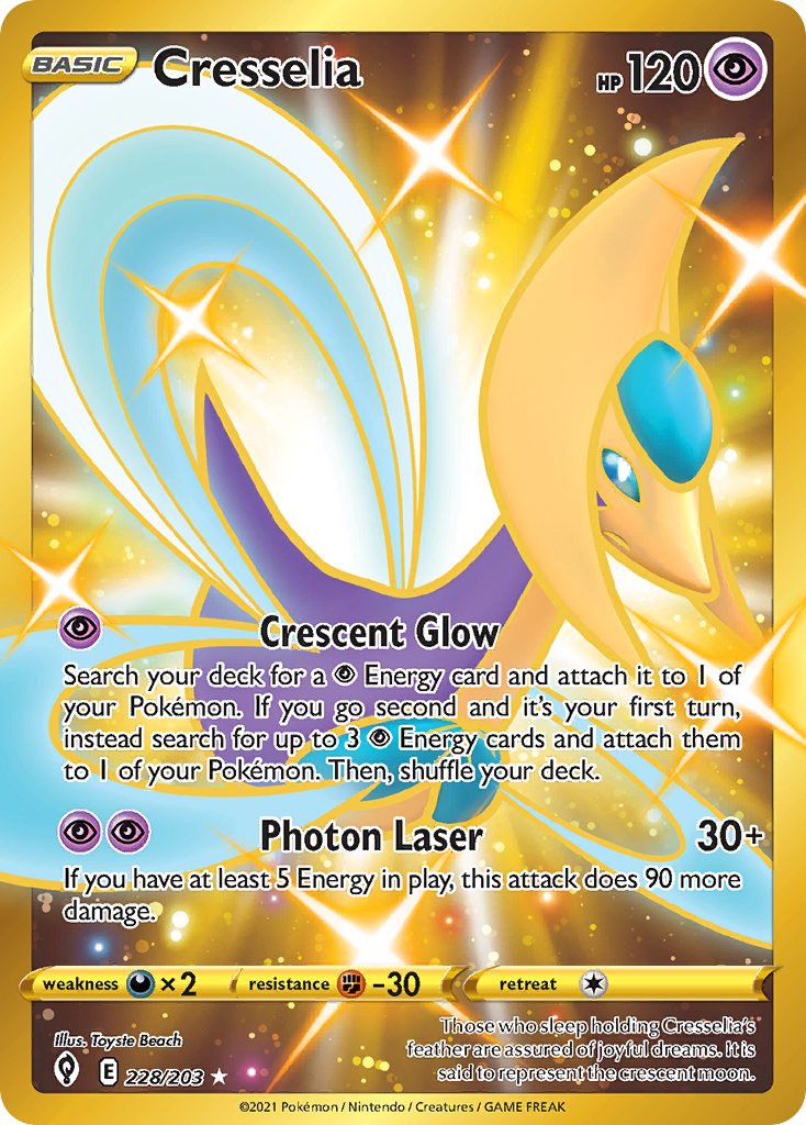 228/203 [EVS] Cresselia - Rare Secret