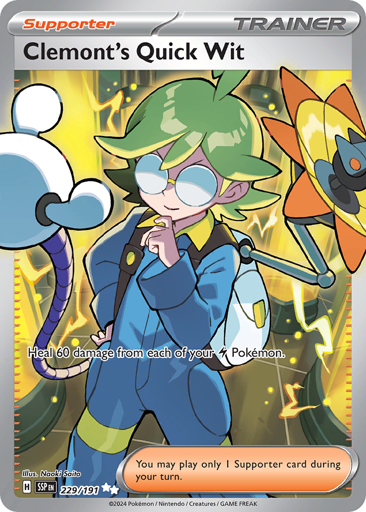 229/191 [SSP] Clemont's Quick Wit - Ultra Rare