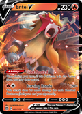 22/172 [BRS] Entei V - Rare Holo V
