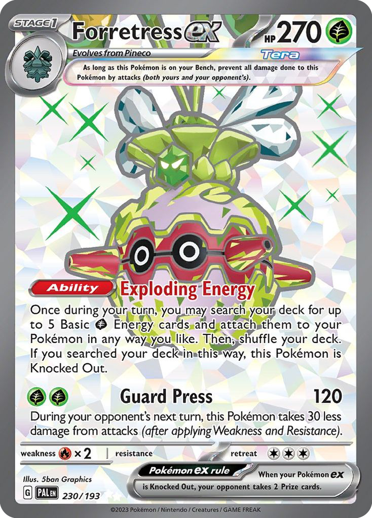 230/193 [SV2] Forretress ex - Ultra Rare