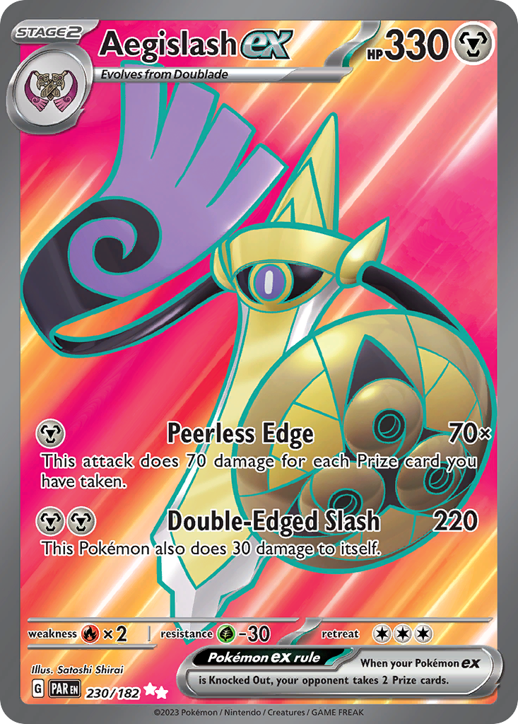 230/182 [SV4] Aegislash ex - Ultra Rare