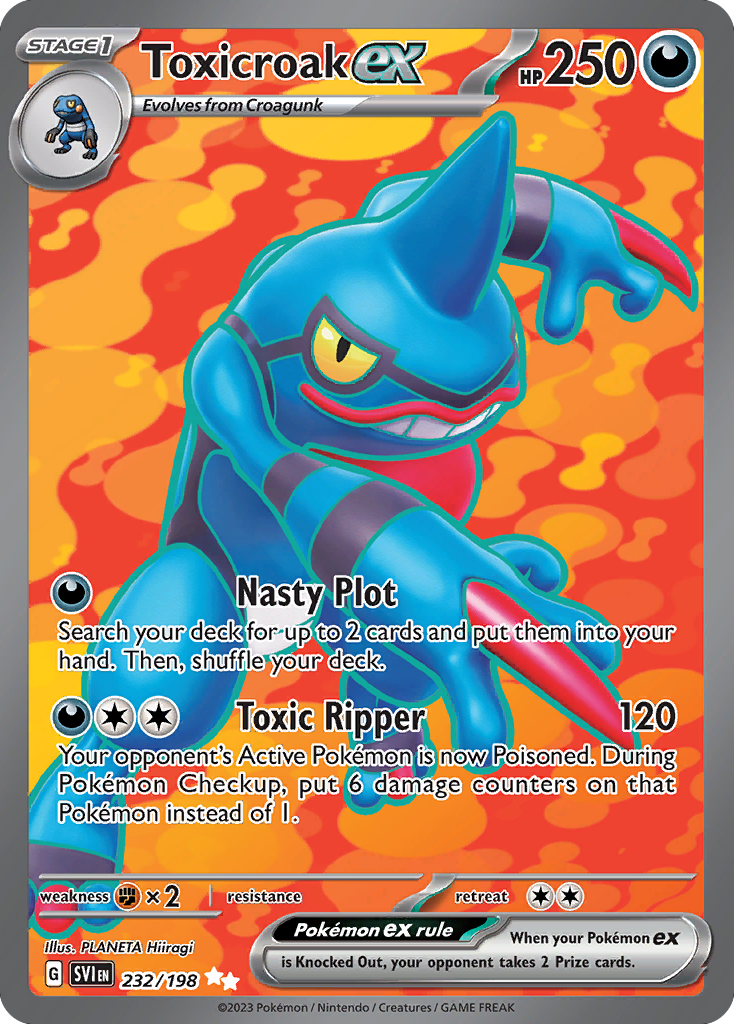 232/198 [SV1] Toxicroak ex - Ultra Rare