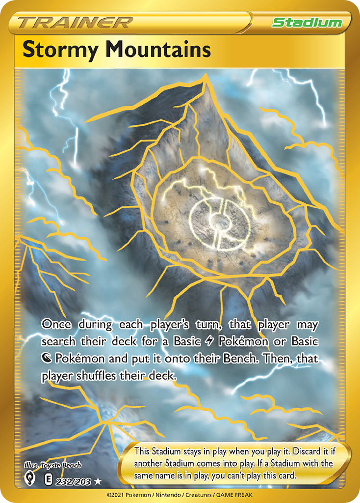 232/203 [EVS] Stormy Mountains - Rare Secret