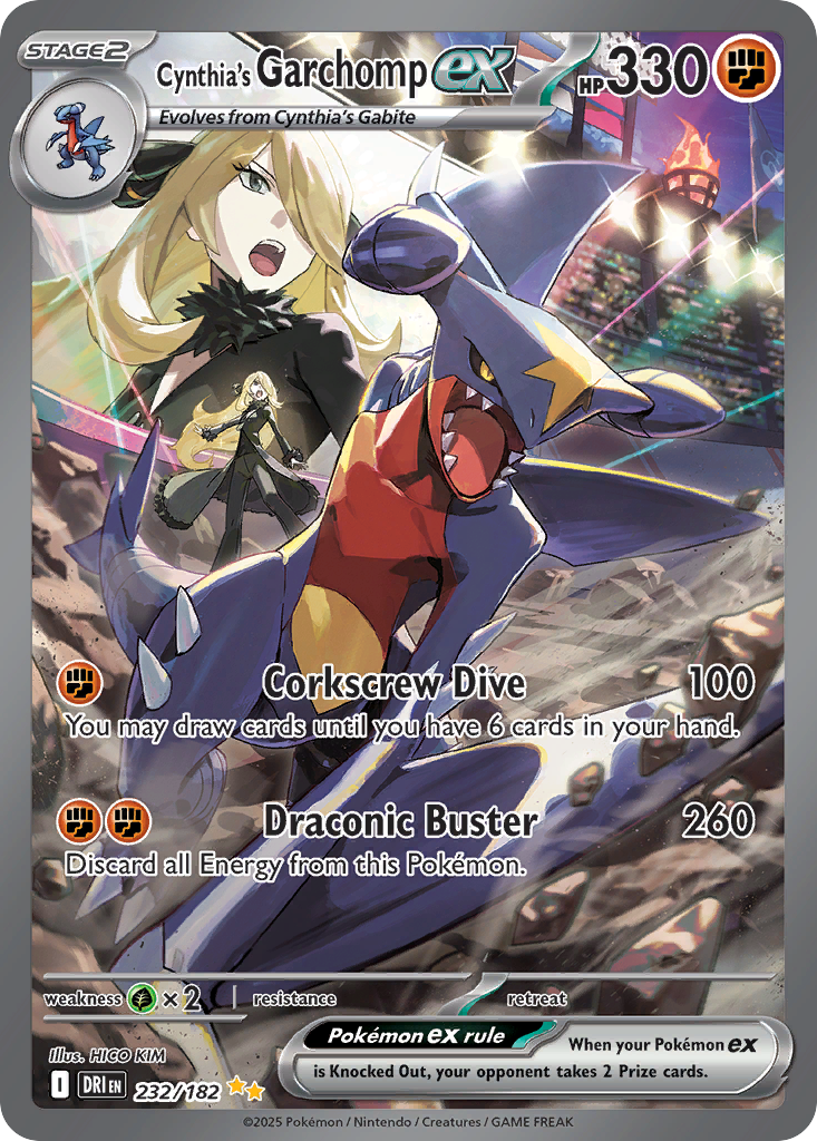 232/182 [DRI] Cynthia's Garchomp ex - Special Illustration Rare