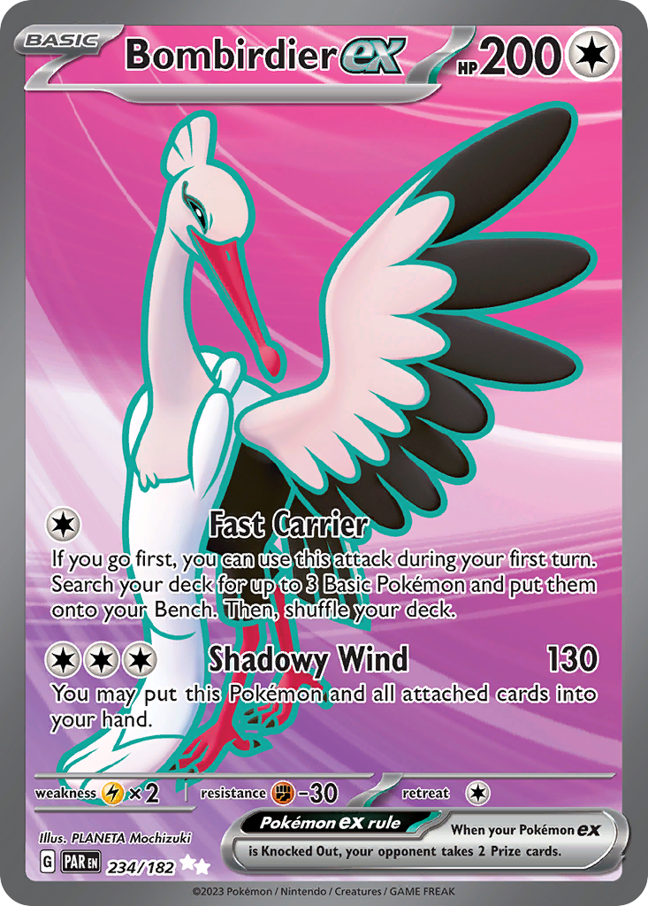 234/182 [SV4] Bombirdier ex - Ultra Rare