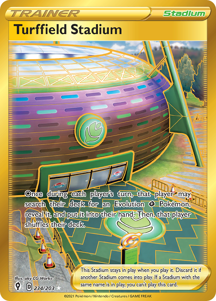 234/203 [EVS] Turffield Stadium - Rare Secret