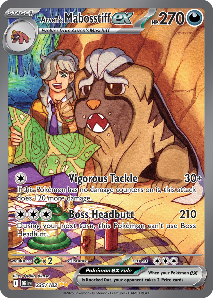 235/182 [DRI] Arven's Mabosstiff ex - Special Illustration Rare