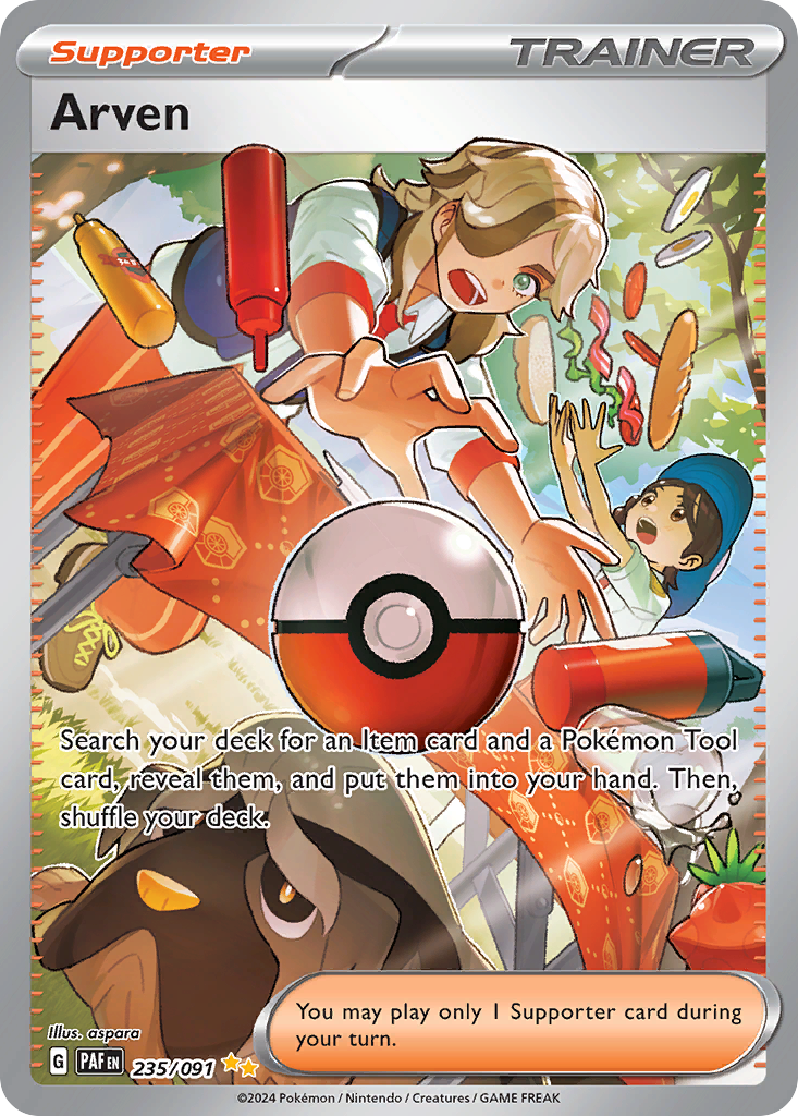 235/91 [SV4PT5] Arven - Special Illustration Rare