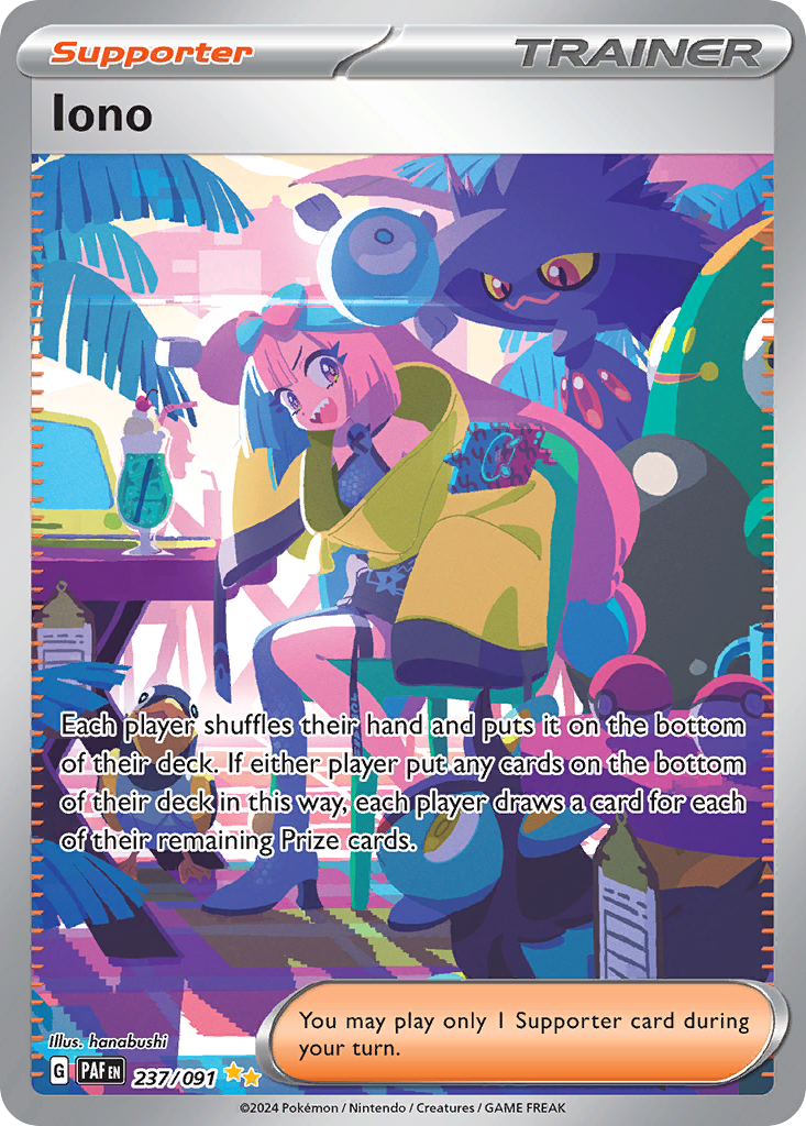 237/91 [SV4PT5] Iono - Special Illustration Rare