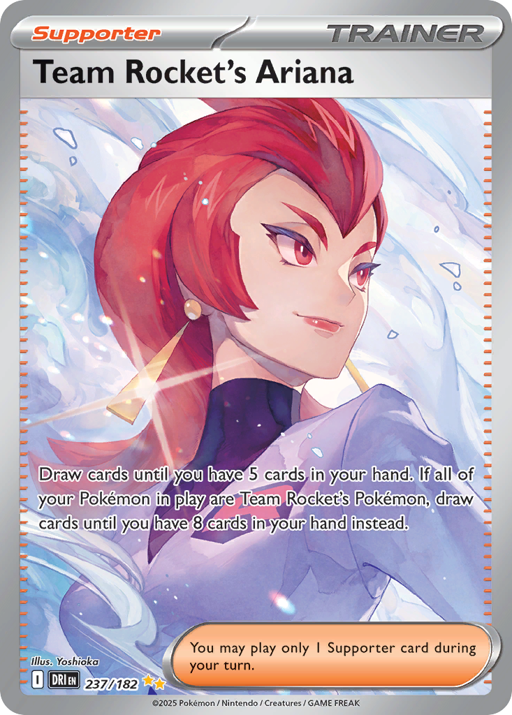 237/182 [DRI] Team Rocket's Ariana - Special Illustration Rare